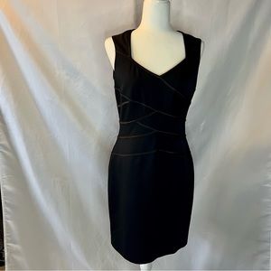 WHBM black cocktail dress, sz 8